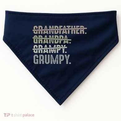 Grumpy For Grandfather Grandpa Grampy Grumpy USA-Made Doggie Bandana