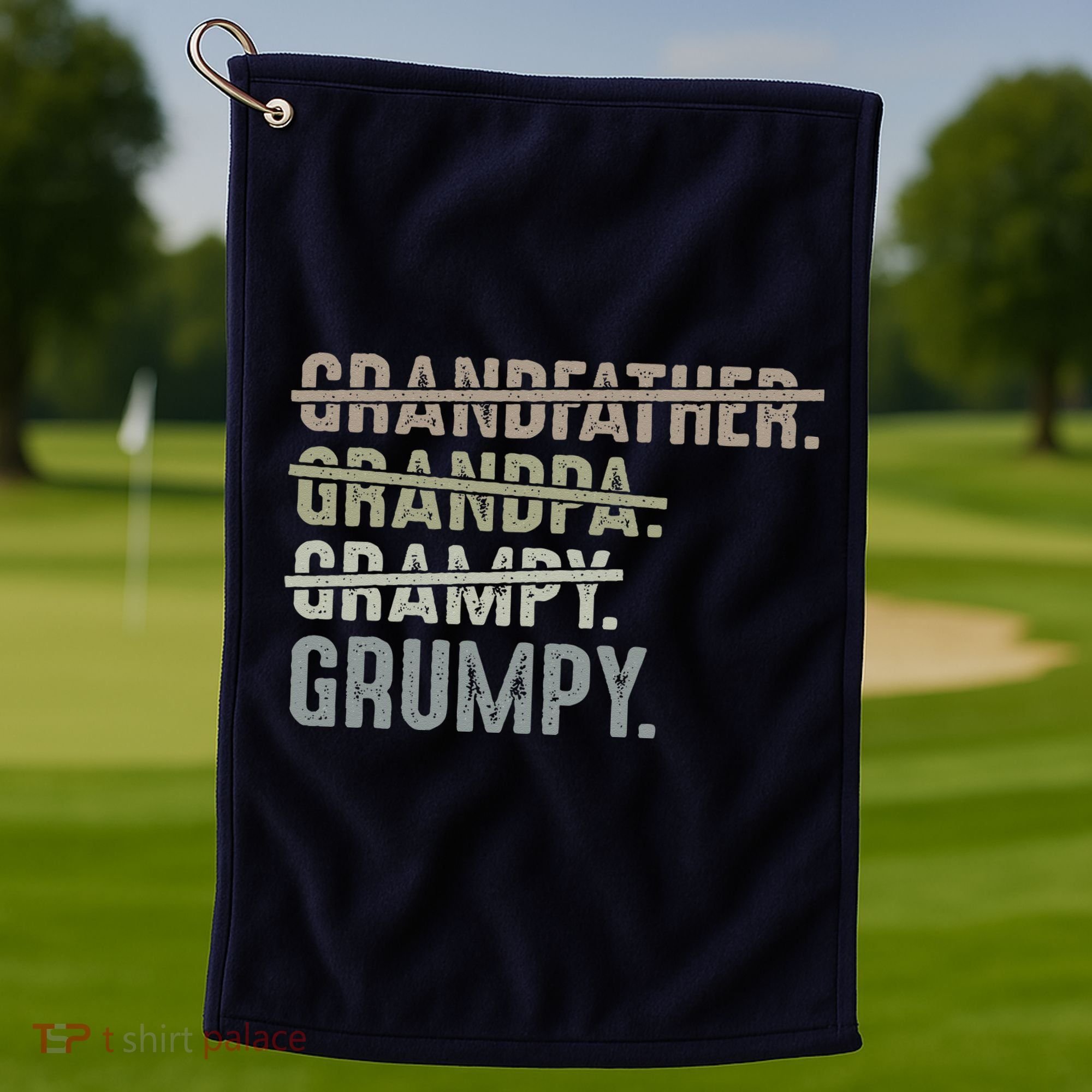 Grumpy For Grandfather Grandpa Grampy Grumpy Golf Towel