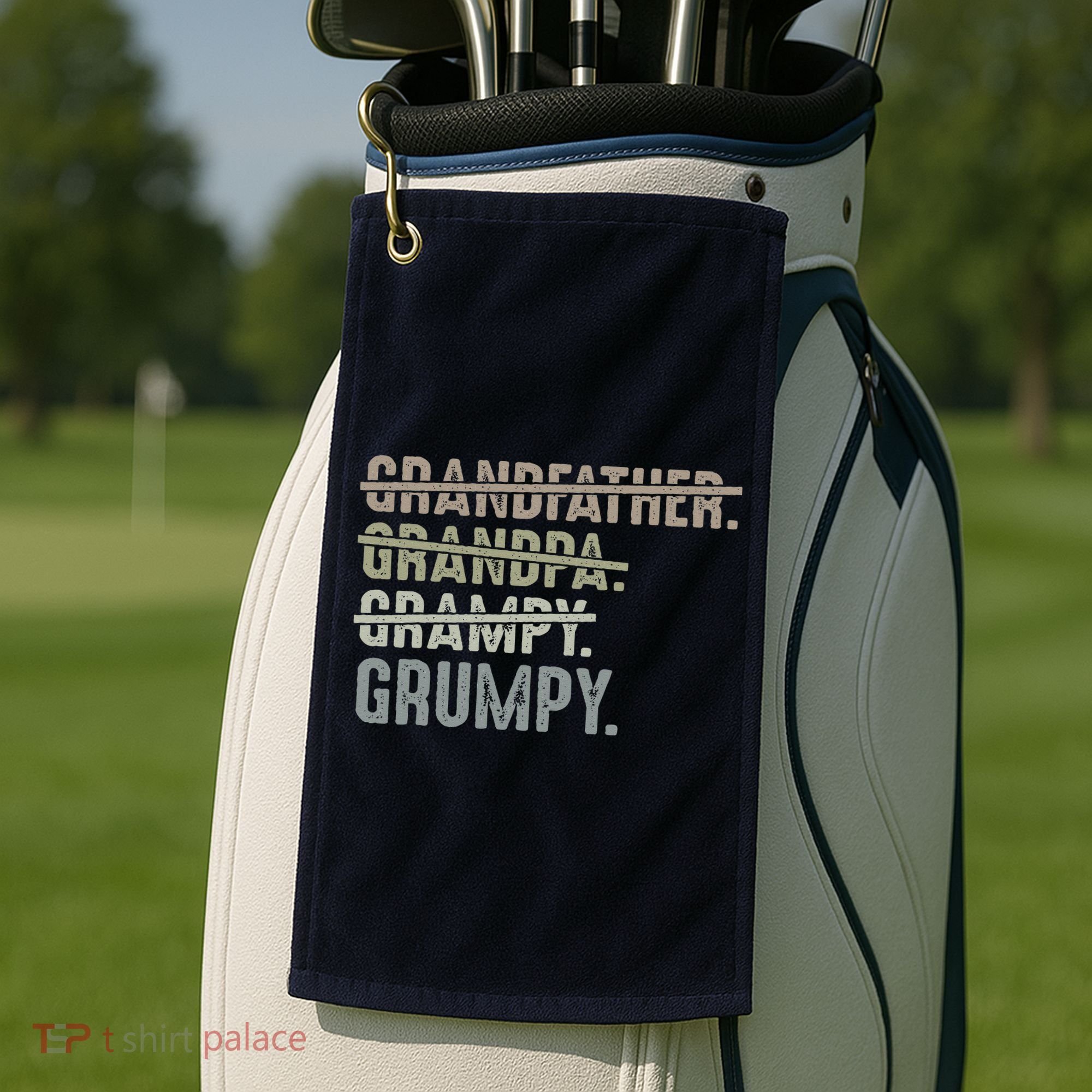 Grumpy For Grandfather Grandpa Grampy Grumpy Golf Towel