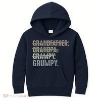 Grumpy For Grandfather Grandpa Grampy Grumpy Kids Hoodie thumb 0
