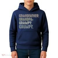 Grumpy For Grandfather Grandpa Grampy Grumpy Kids Hoodie thumb 4