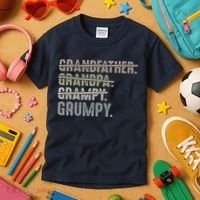Grumpy For Grandfather Grandpa Grampy Grumpy Kids T-Shirt thumb 3