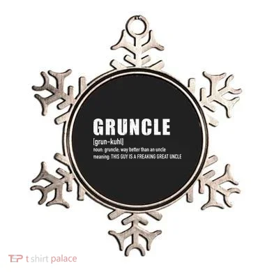 Gruncle for great uncle Ornament