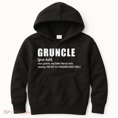 Gruncle for great uncle Kids Hoodie