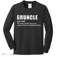 Gruncle for great uncle Kids Long Sleeve Shirt thumb 0