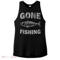 Gone Fishing Ladies PosiCharge Tri-Blend Wicking Tank thumb 0