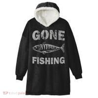 Gone Fishing Hooded Wearable Blanket thumb 0
