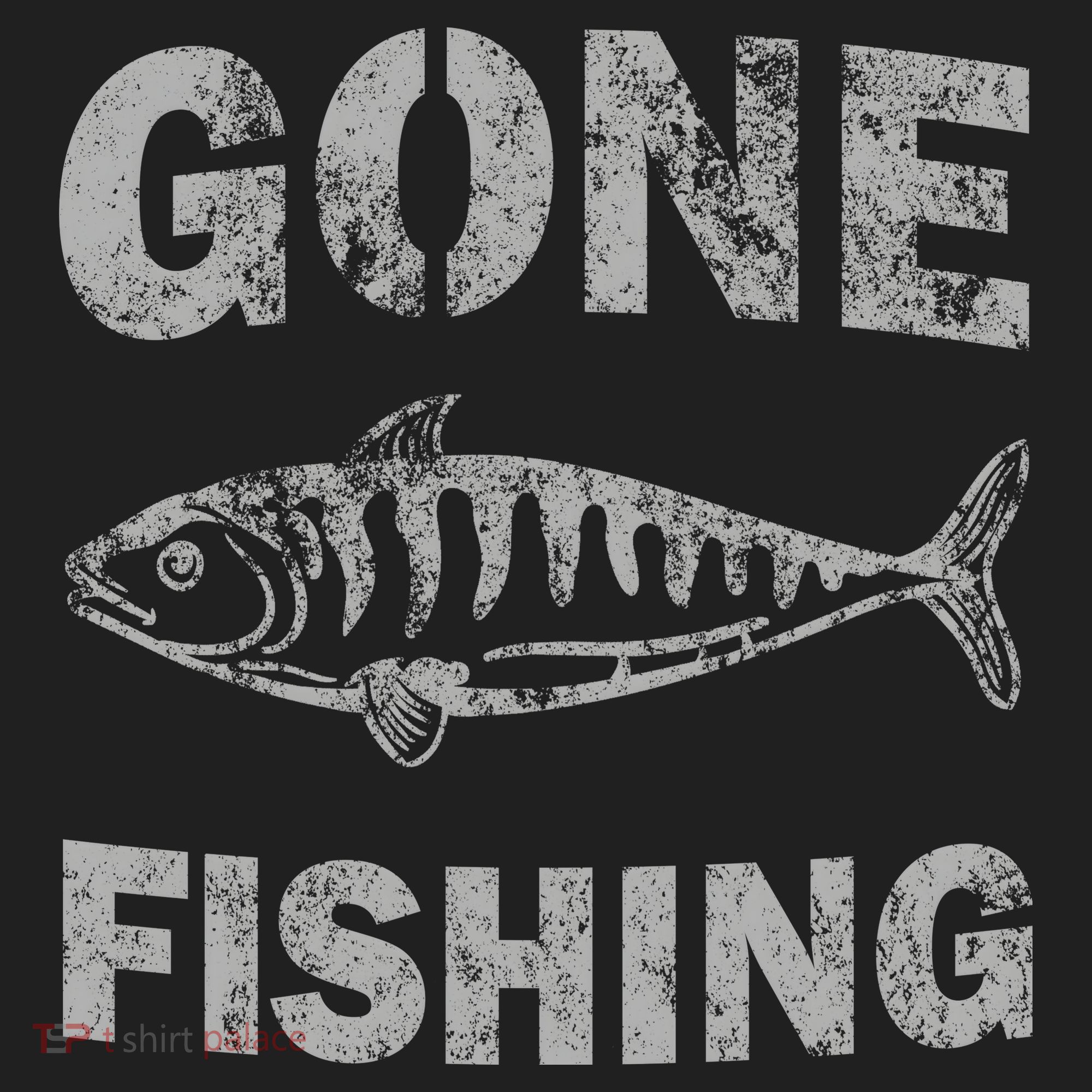 Gone Fishing 11oz C Handle Ceramic Mug