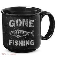 Gone Fishing 15oz Campfire Ceramic Mug thumb 0