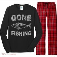 Gone Fishing Long Sleeve Pajama Set thumb 0