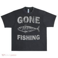 Gone Fishing Urban Oversized Heavyweight T-Shirt thumb 0