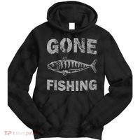 Gone Fishing Tie Dye Hoodie thumb 0