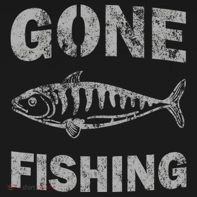 Gone Fishing Toddler Hoodie