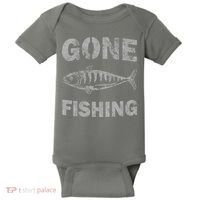 Gone Fishing Baby Bodysuit thumb 0