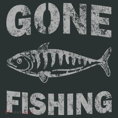 Gone Fishing Tall Hoodie