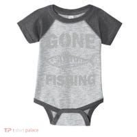 Gone Fishing Infant Baby Jersey Bodysuit thumb 0