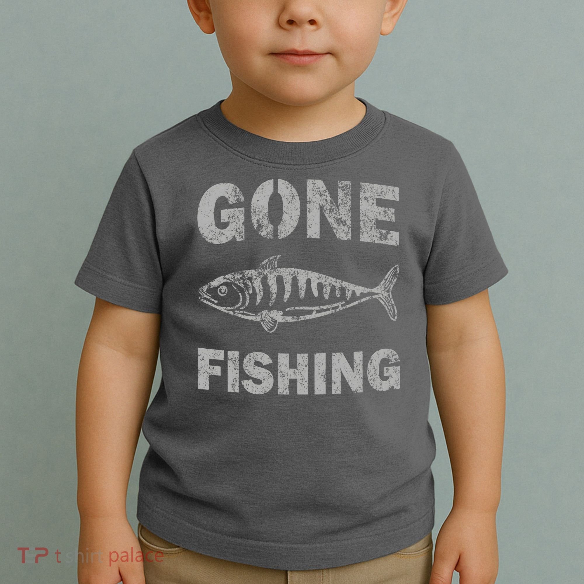 Gone Fishing Toddler T-Shirt