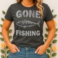 Gone Fishing Women's T-Shirt thumb 2
