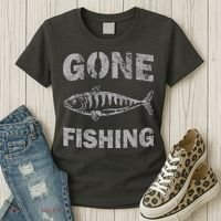 Gone Fishing Women's T-Shirt thumb 3