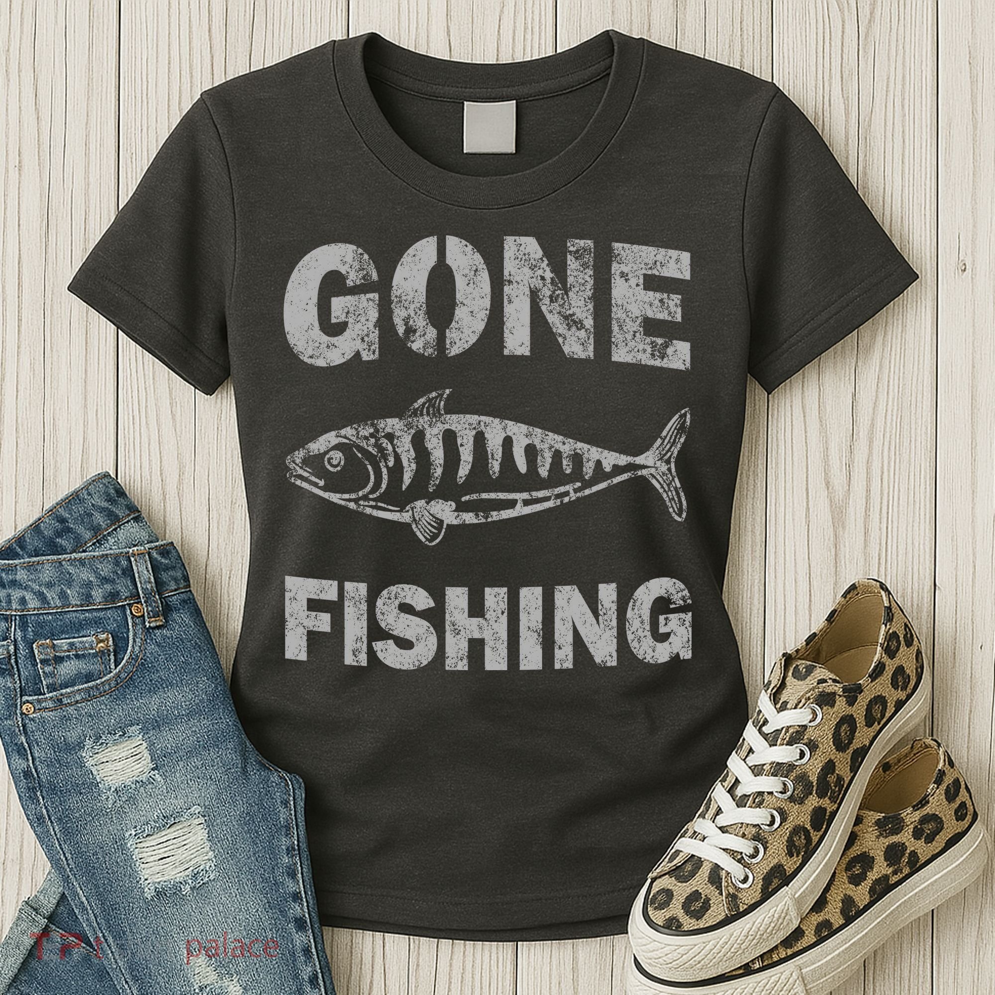 Gone Fishing Women's T-Shirt