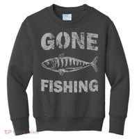 Gone Fishing Kids Sweatshirt thumb 0