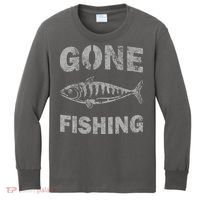 Gone Fishing Kids Long Sleeve Shirt thumb 0