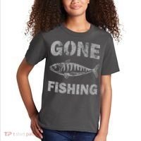 Gone Fishing Kids T-Shirt thumb 2
