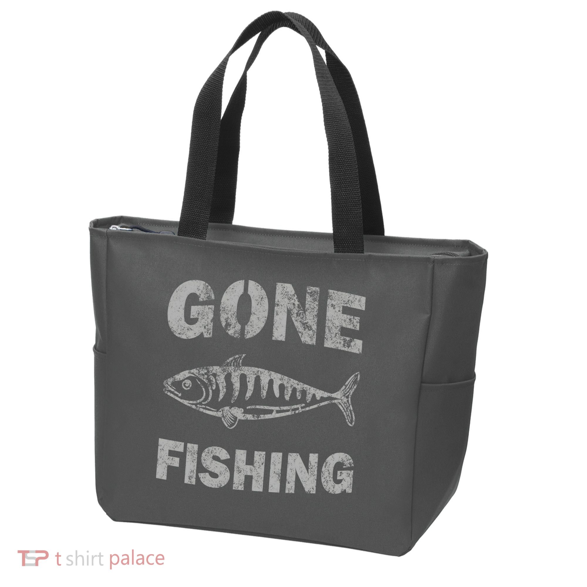Gone Fishing Tote Bag