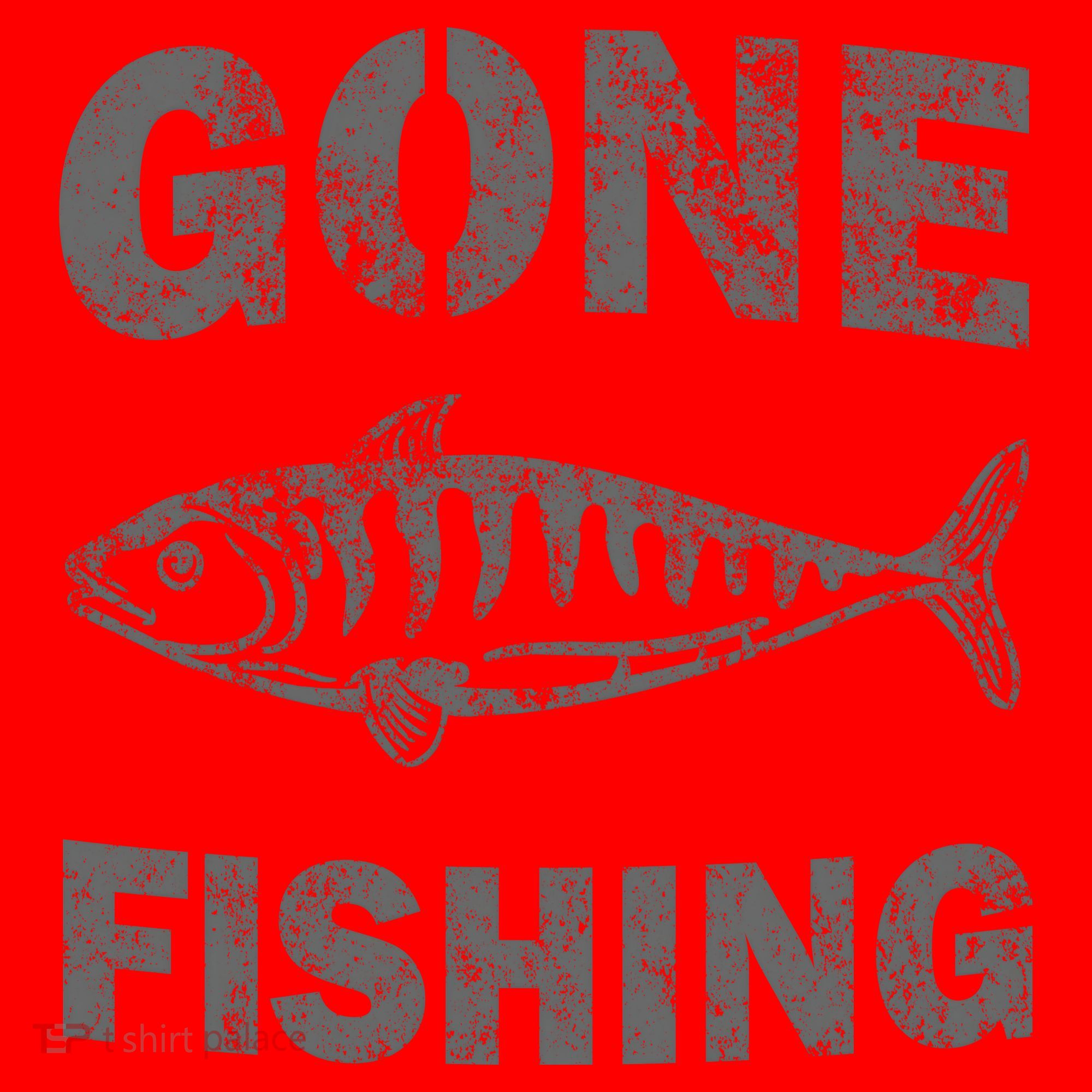 Gone Fishing Santa Hat