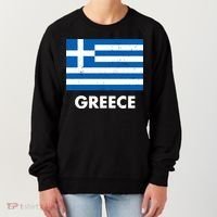 Greece Flag Greek Retro Women's Sweatshirt thumb 0