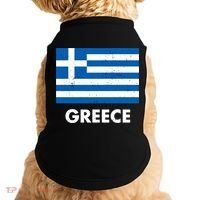 Greece Flag Greek Retro Doggie Tank thumb 0
