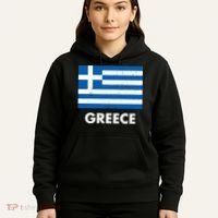 Greece Flag Greek Retro Hoodie thumb 5