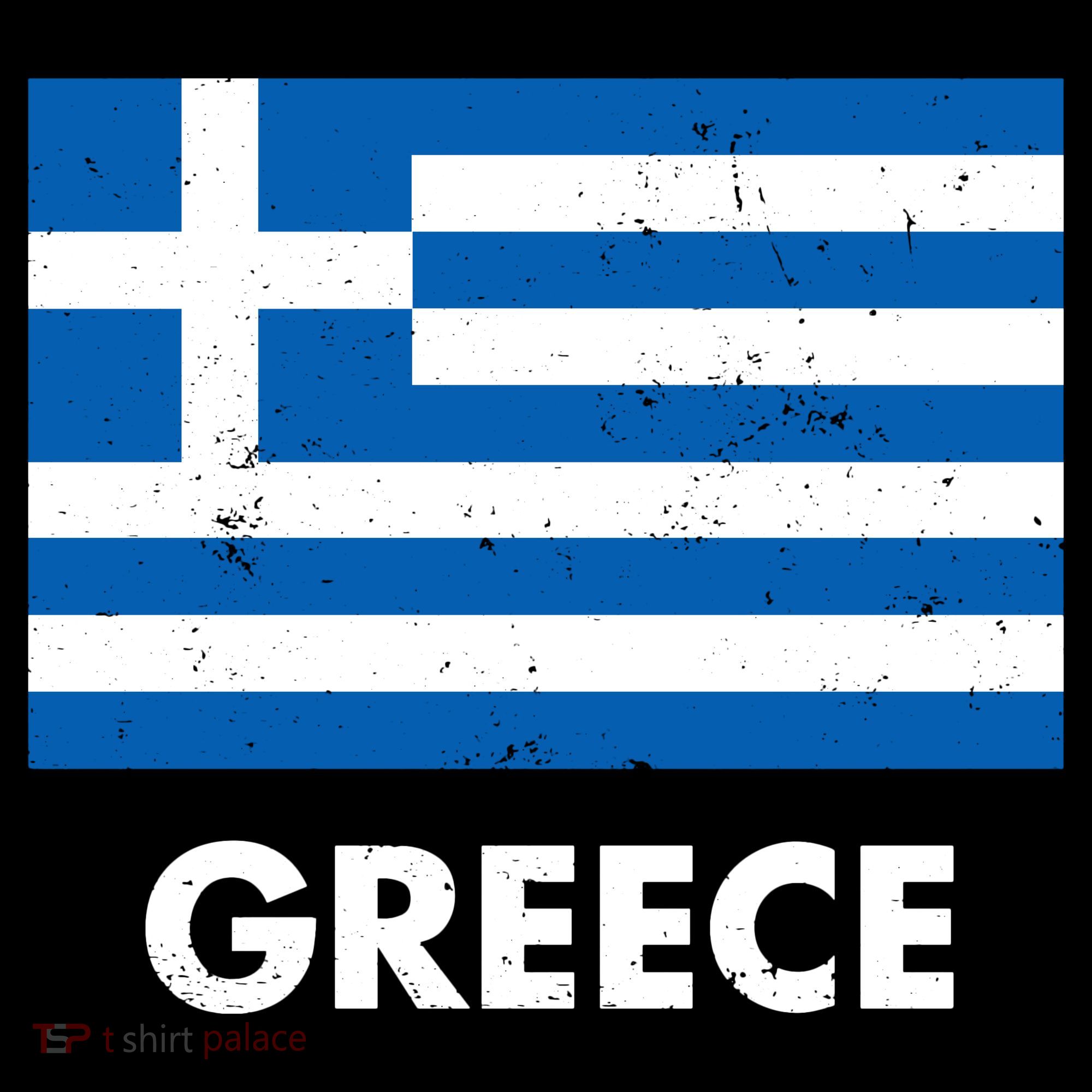 Greece Flag Greek Retro Hoodie