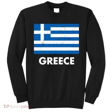Greece Flag Greek Retro Sweatshirt