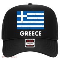 Greece Flag Greek Retro Hat thumb 0