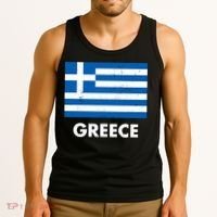 Greece Flag Greek Retro Tank Top thumb 3