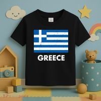 Greece Flag Greek Retro Toddler T-Shirt thumb 3