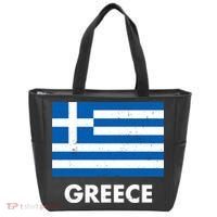 Greece Flag Greek Retro Tote Bag thumb 0