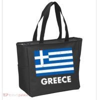 Greece Flag Greek Retro Tote Bag thumb 2