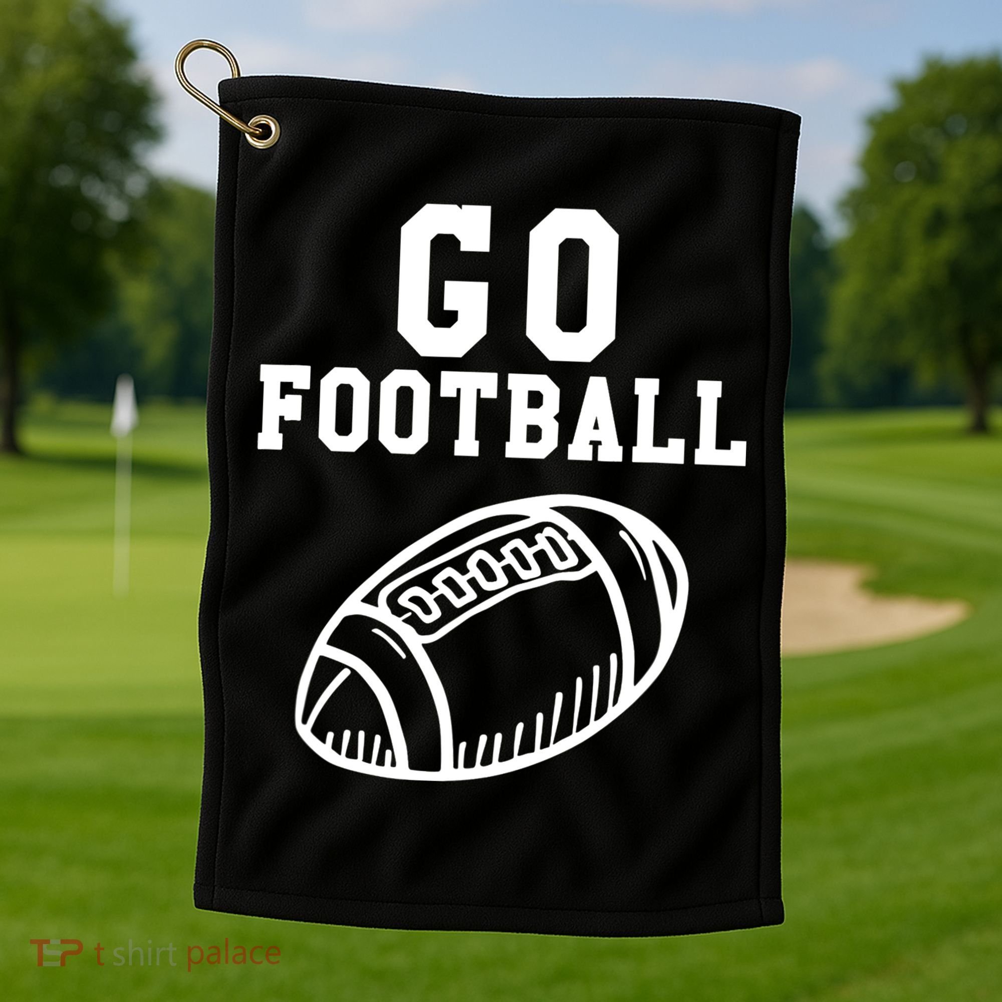 Go Football Golf Towel