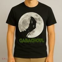 Gabaghoul Funny Hand Moon Halloween T-Shirt thumb 3