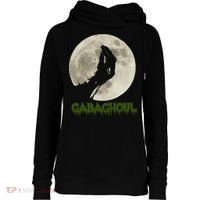 Gabaghoul Funny Hand Moon Halloween Womens Funnel Neck Pullover Hood thumb 0