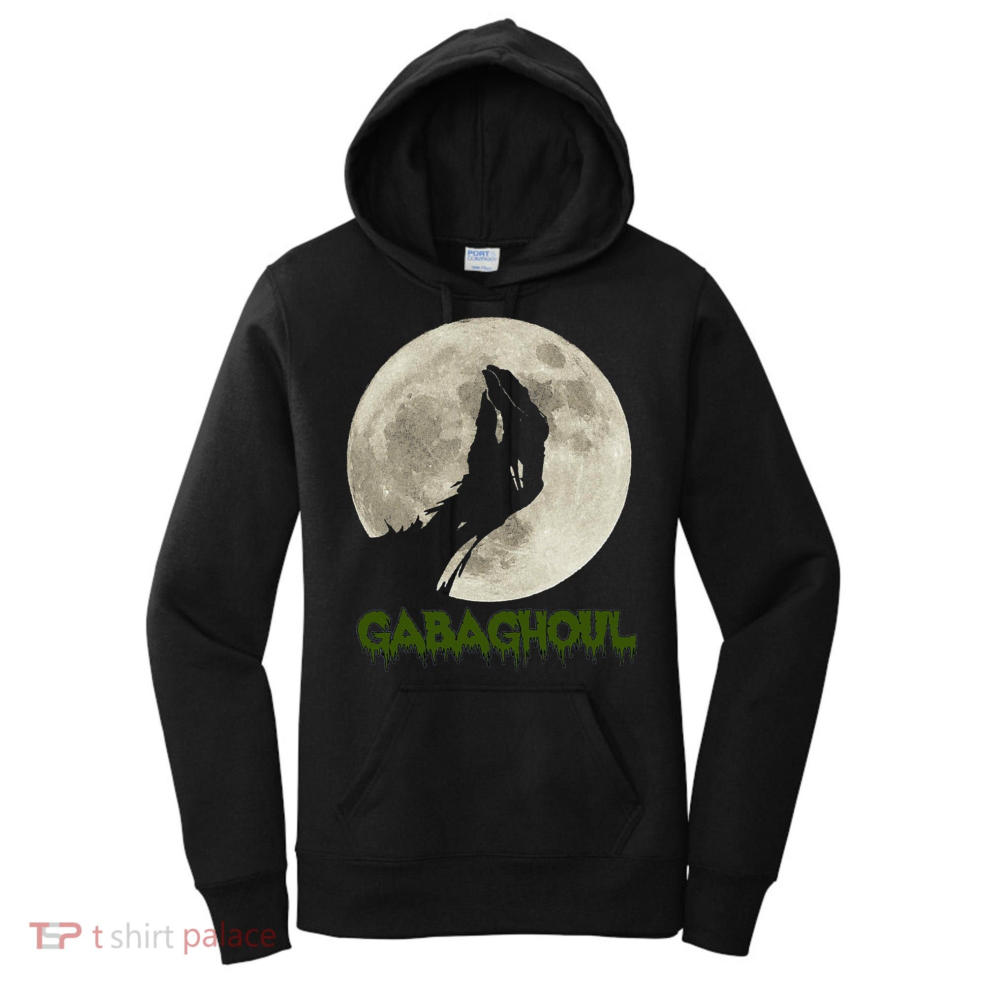 Gabaghoul Funny Hand Moon Halloween Women's Hoodie
