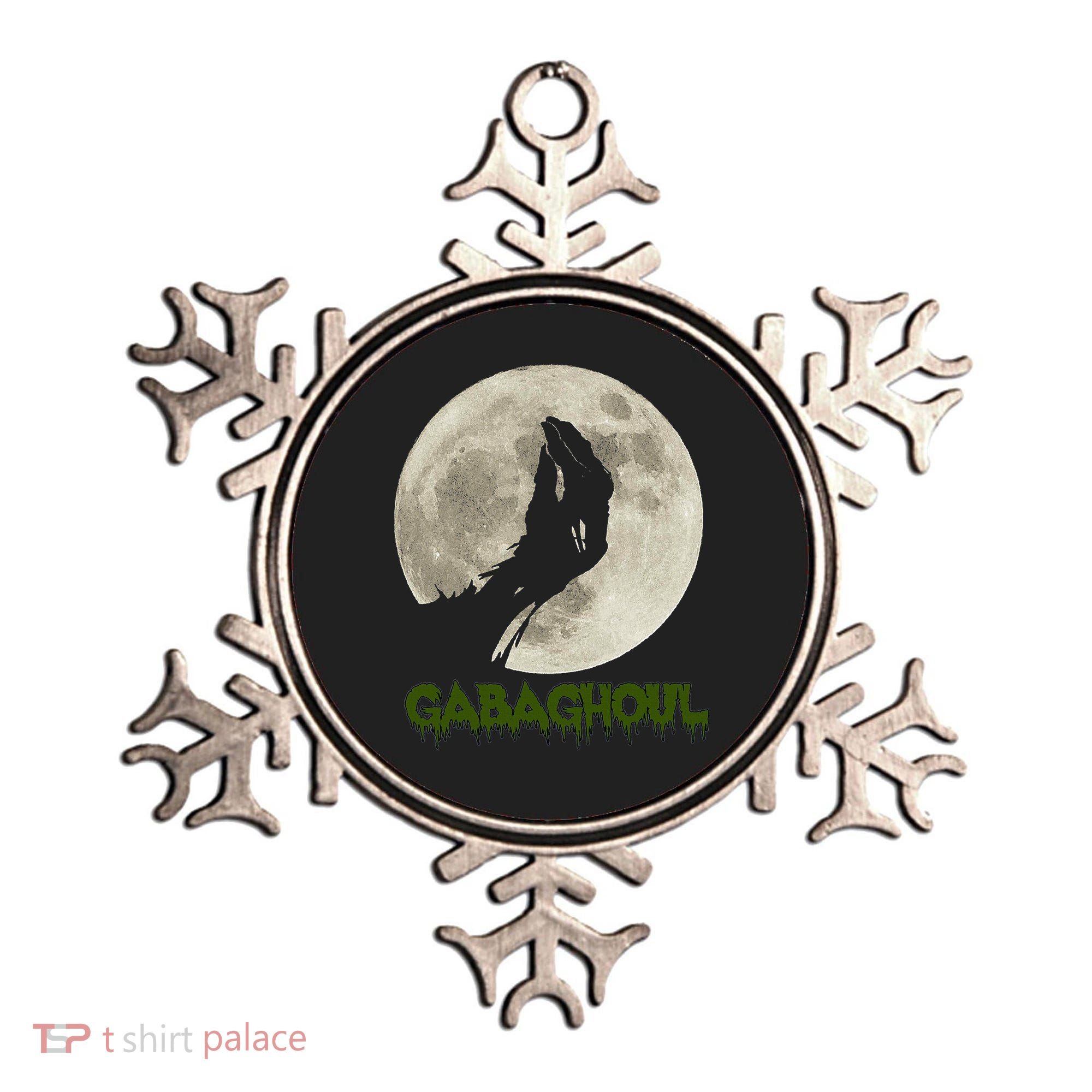 Gabaghoul Funny Hand Moon Halloween Ornament