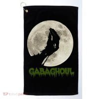 Gabaghoul Funny Hand Moon Halloween Golf Towel thumb 0