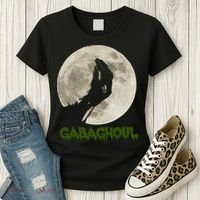 Gabaghoul Funny Hand Moon Halloween Women's T-Shirt thumb 3