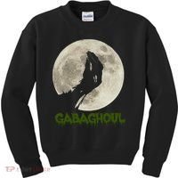 Gabaghoul Funny Hand Moon Halloween Kids Sweatshirt thumb 0