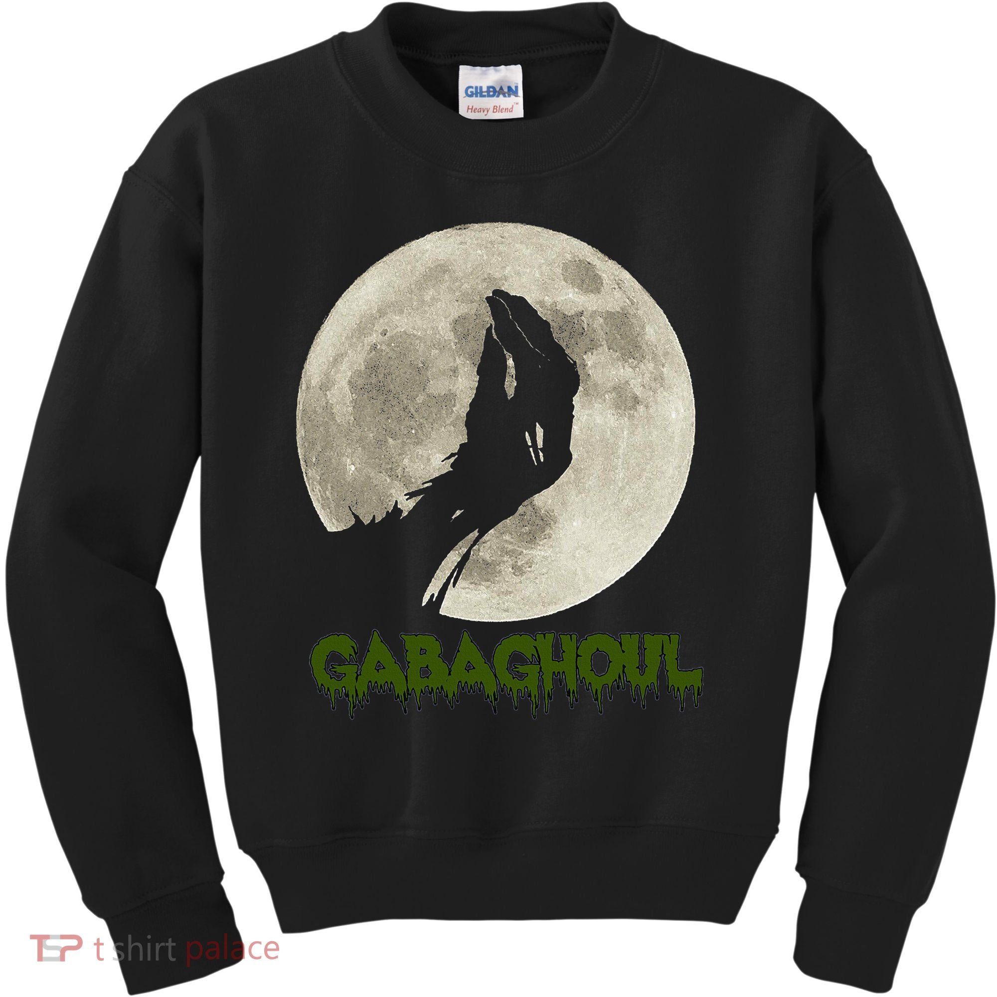 Gabaghoul Funny Hand Moon Halloween Kids Sweatshirt