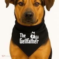 Gelt Father Hanukkah Dreidel Game Jewish Dad USA-Made Doggie Bandana thumb 1