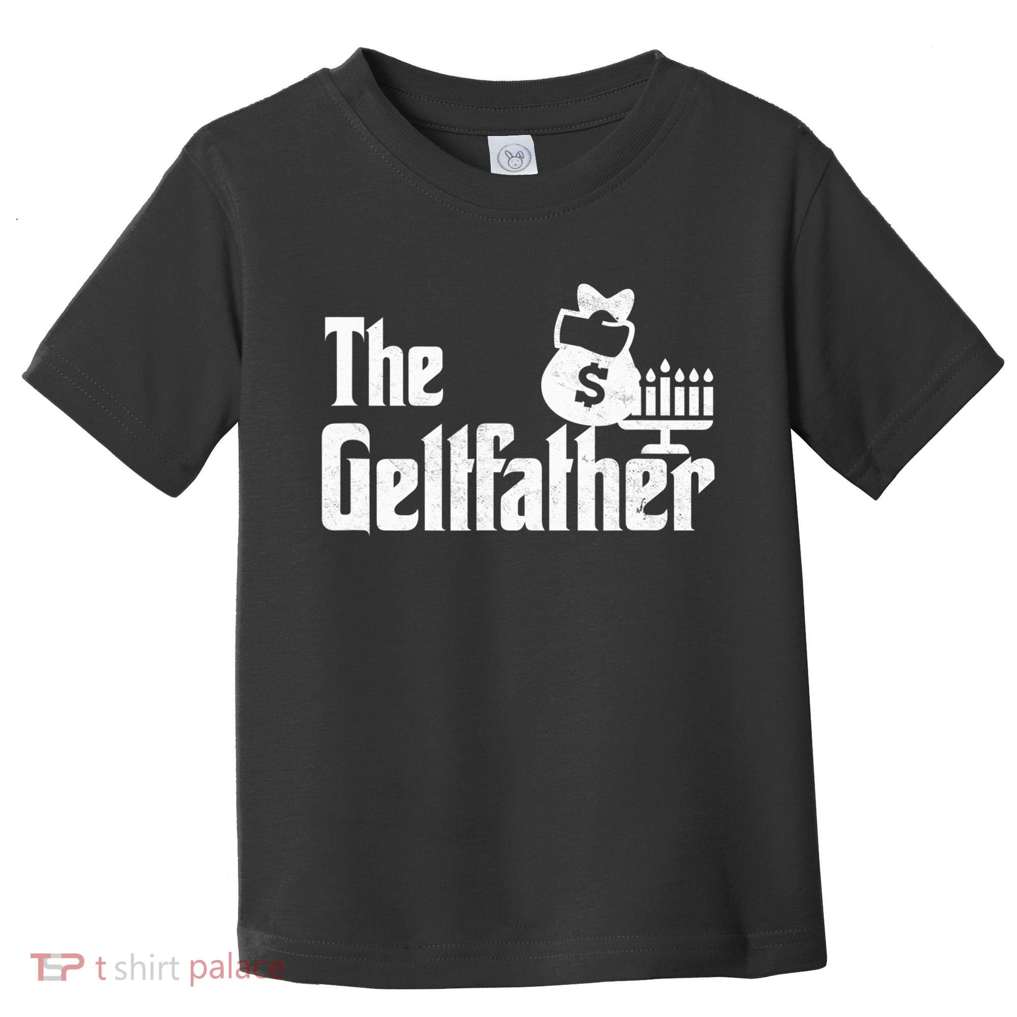 Gelt Father Hanukkah Dreidel Game Jewish Dad Toddler T-Shirt